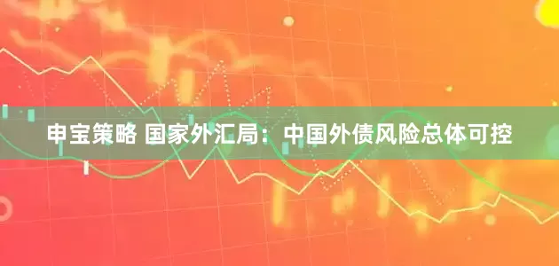 申宝策略 国家外汇局：中国外债风险总体可控